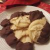 Chocolate-Dipped Butter Shortbread Cookies