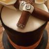 Diamonds and Cigars Fondant Layer Cake